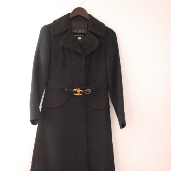 Classic Navy Trench Coat with scalloped waistline - Picture 3 of 15